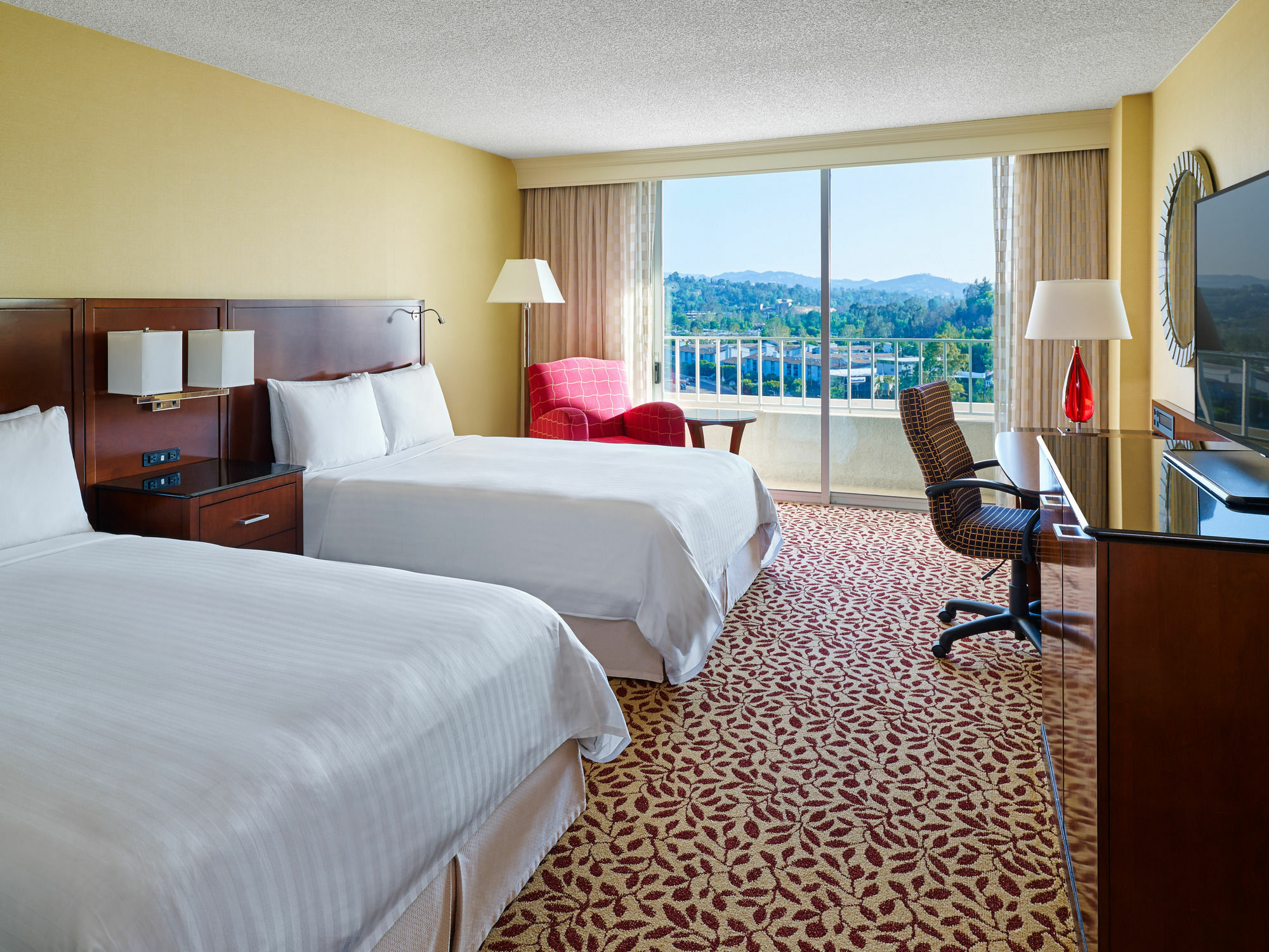 Warner Center Marriott Woodland Hills Otel Los Angeles Dış mekan fotoğraf